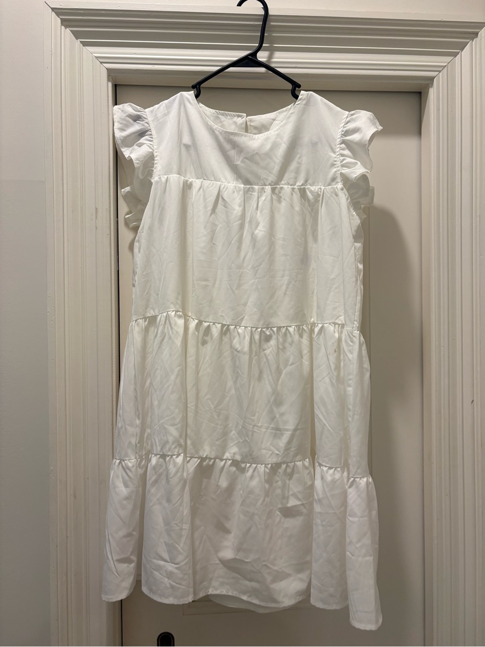 White Smocked Dress!!